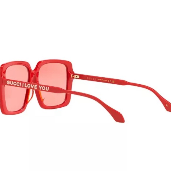 Gucci Red Sunglasses GG0567SAN NWT - Picture 4 of 11